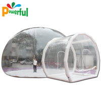 Dôme igloo PVC hôtel globe extérieur transparent tunnel unique camping en plein air transparent fête tentes bulle