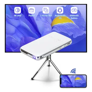 Hot Sale Hotack D05 Portable Projector with double wifi for Smartphone Projectors