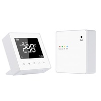 Termostato Inteligente WiFi para Calefacción, Programable Semanalmente, Pantalla LCD Grande, Funciona con Batería