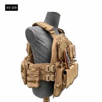 Rompi Taktis Molle Plate Carrier untuk Latihan Luar Ruangan dan Berburu