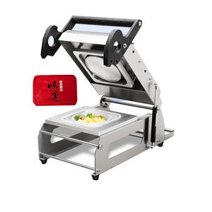 Scelleuse manuelle de type boîte de table pour barquettes alimentaires à emporter en plastique - Product Image 1