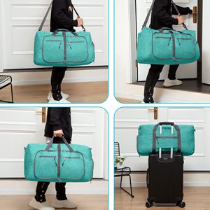 Bolsa de Viaje Plegable de 65L/85L/115L, Bolsa de Equipaje Ligera con Compartimento para Zapatos, Bolsa de Fin de Semana Resistente al Agua - Product Image 4