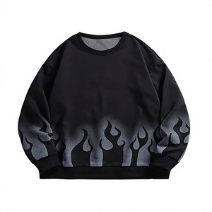 Sudadera de Punto Casual a Rayas de Manga Larga con Cuello Redondo, Impresión Digital 3D, Primavera 2026, 100% Poliéster, Formal - Product Image 2