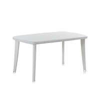 Table d'extérieur minimaliste Tonelle en polypropylène de haute qualité 170 cm x 100 cm - Blanc