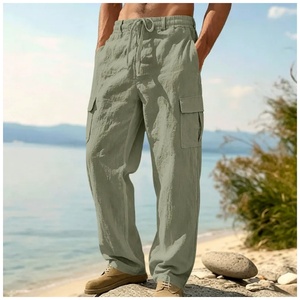 <span class=keywords><strong>Pantalones</strong></span> de <span class=keywords><strong>Trabajo</strong></span> de Pierna Recta para <span class=keywords><strong>Hombre</strong></span>, Talla Grande, Transpirables, de Corte Holgado, Color Sólido, con Múltiples Bolsillos para Uso en Exteriores en Todas las Estaciones - Product Image 4