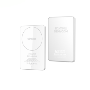 Batterie externe ultra-fine L148A 7,3 mm avec charge magnétique 15 W et affichage LED, capacité 5000 mAh - Product Image 6