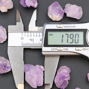 Harga Murah Grosir Batu Kecubung Mentah Kristal Keping Kerikil Sekitar 18Mm untuk Dekorasi dan Hadiah - Product Image 4