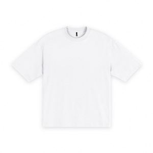Custom <b>NO</b> MOQ Print Professional-Grade Heavy Cotton T-Shirts 250gsm Fabric <b>logo</b> Prints Digital or Screen Printing T-shirt - Product Image 3