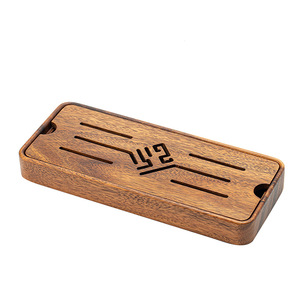 Solid Walnut Wood <b>Tea</b> <b>Tray</b> With Water Storage Dry Brew Small Chinese Style Dual Use Kung Fu <b>Tea</b> Tabletop - Product Image 5