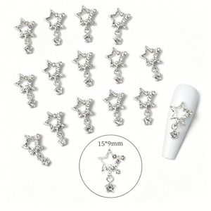Autocollants d'eau 3D élégants pour ongles, décorations DIY pour femmes, feuilles adhésives complètes, produits de beauté pour ongles en plastique - Product Image 6