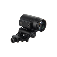 Vue optique tactique 3x miroir grossissant visant point rouge télescope de visée entraînement en plein air chasse en plein air