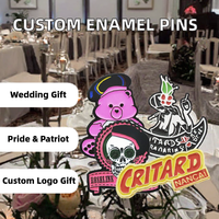 Vente en gros usine : Pins de revers en alliage émaillé, personnalisables avec logo, motif patriotisme et dessin animé, impression typographique, pour souvenirs et publicité