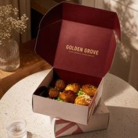 Boîtes en papier pour emballage cadeau, pour biscuits, chocolats, cupcakes, gâteaux de boulangerie, desserts, pâtisseries et donuts