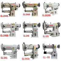 Machine à coudre à bras cylindrique 246 pour chaussures en cuir