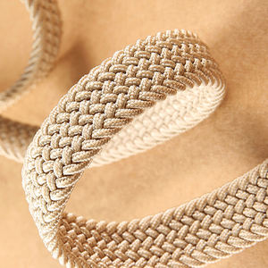 Sabuk rajut Wanita lebar 2.5cm, sabuk kepang elastis kasual tanpa lubang, gesper Pin, Sabuk rajut elastis ramping untuk wanita, lebar 105 cm - Product Image 6