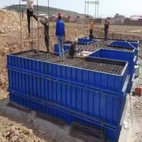Système de coffrage modulaire en acier réutilisable pour murs, colonnes, piliers et dalles en béton pour la construction