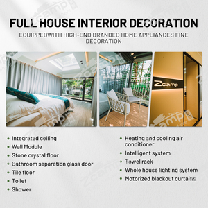 Zcamp E5 chất lượng cao mới di động khách sạn Viên Nang Nhà đúc sẵn giải pháp nhà ở di động - Product Image 5