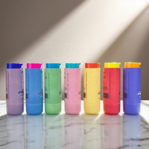 Flacon cosmétique sans air en plastique torsadable, tendance, plaqué or et argent brillant, rechargeable, 25 ml et 45 ml, pour sérum et lotion. - Product Image 6