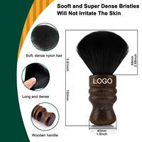 Grande brosse à dépoussiérer le cou pour barbier, accessoires professionnels de barbier, fournitures de nettoyage, cadeaux pour hommes, cadeau pour la fête des pères