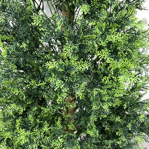 Planta de árbol personalizada de fábrica para decoración interior y exterior, bonsái falso de plástico para jardín de casa, ciprés artificial de cedro verde - Product Image 4