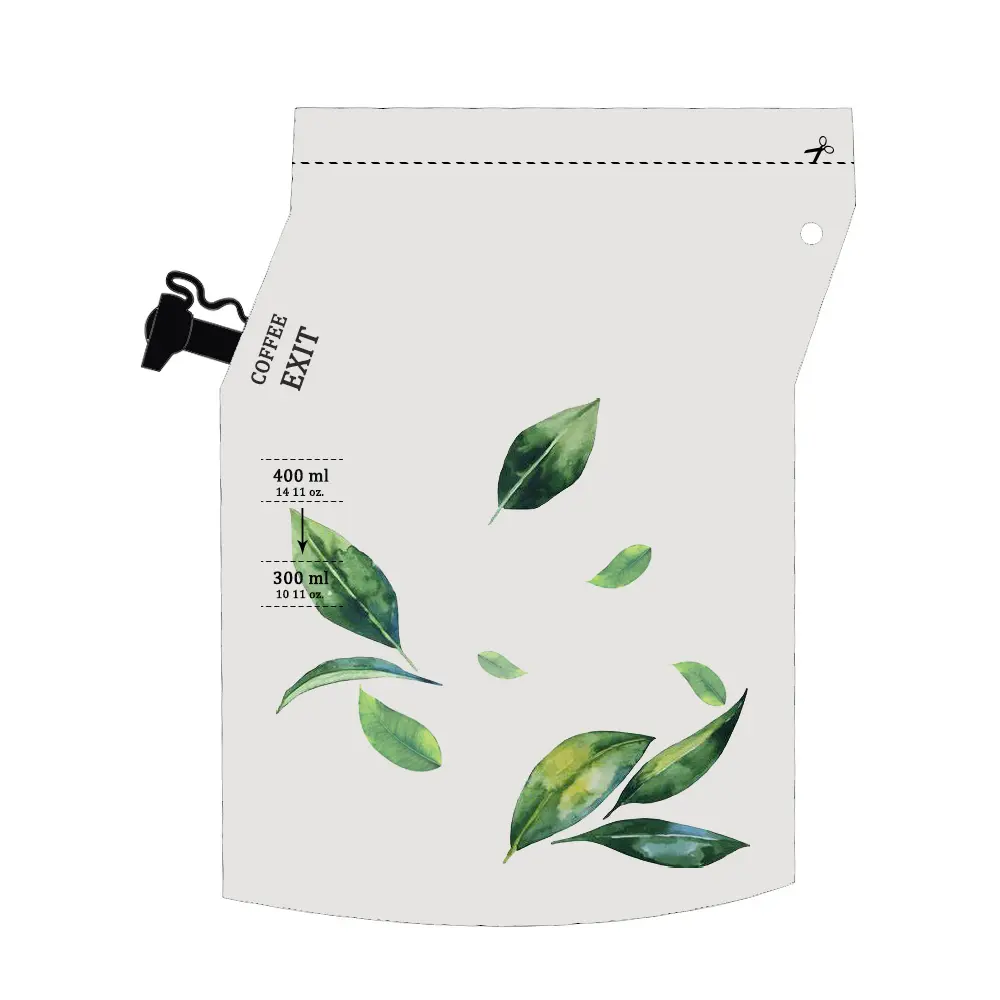 Wholesale Custom Empty Herbs Tea Filter Drip Bag with Zipper