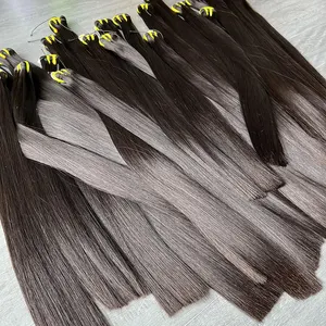 Wholesale 12A Raw Indian Human Hair Bundles Double Weft Hair Extension Unprocessed Raw Virgin Cuticle Aligned Hair Vendor