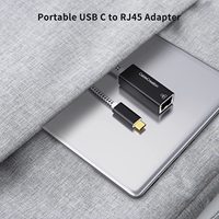 CableCreation-Adaptador de red USB a Ethernet, tarjeta de red con cable, RJ45, 1000 Mbps, LAN, 0,2 M, para Windows
