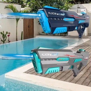 Pistola ad Acqua Elettrica Automatica Potente per l'Estate, Gittata 32FT, con Luci a LED a Forma di Cavallo, Giocattolo Durevole in Plastica ABS per Bambini - Product Image 6