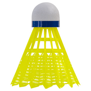 Agnite Nylon Shuttlecocks F2212 White Yellow 6pcs Per Tube Practice Badminton Balls Durable Flight Stable - Product Image 2