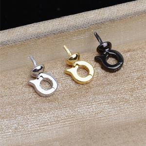 Pendentif en argent S925 avec perle, accessoire 5528, boucle universelle, petit support de perle vide, composants et accessoires de bijouterie DIY - Product Image 2