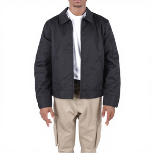 Chaqueta Varsity Unisex Personalizada OEM, Clásica, de Manga Regular, Cuello Redondo, Invierno, Estilo Urbano, Lisa, Ecológica, Cortavientos y Transpirable - Product Image 4