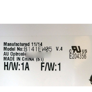 หน้าจอ LCD รุ่น B141EW05 V4 60Hz ขนาด 14.1 นิ้ว ความละเอียด 1280*800 จอ TFT LCD - Product Image 3