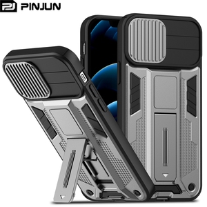 Ударопрочный бронированный чехол PINJUN, магнитный автомобильный чехол с подставкой для телефона <span class=keywords><strong>Tecno</strong></span> Spark 7 4 7T 6 9T 9 8C 8 Pro 8T 8 P Go 2022 - Product Image 2