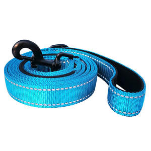 Guinzaglio per cani Anti-trazione riflettente resistente in Nylon resistente con 2 maniglie per traffico imbottite per cani di grossa taglia - Product Image 6