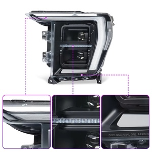 <span class=keywords><strong>Sistema</strong></span> de Faros Delanteros de Fácil Instalación para Ford F-150 Raptor 2021-2023, Faros LED Completos con Lente de Proyector e Indicador Dinámico - Product Image 2