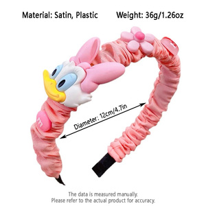 Regalo Dolce per Festa di Compleanno, Mini Cerchietto in Plastica Satinata per Bambine, Accessori per Capelli a Tema Principessa <span class=keywords><strong>Disney</strong></span> - Product Image 4
