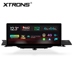 Autoradio <span class=keywords><strong>Android</strong></span> 12,3 pouces pour Audi A4 S4 RS4/<span class=keywords><strong>A5</strong></span> S5 RS5 (B9) 2016-2020 Système MIB LHD Qualcomm 662 4+64 Go Écran 2K XTRONS - Product Image 2
