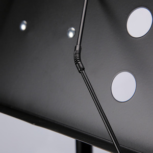 Supporto Musicale Pieghevole <span class=keywords><strong>in</strong></span> Metallo Regolabile, Leggero, di Medie Dimensioni, Accessori per Strumenti Musicali - Product Image 5