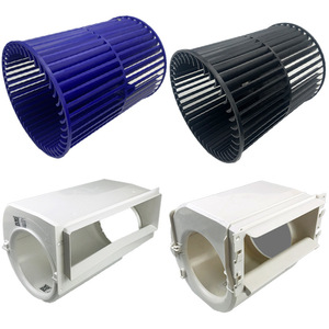 Hochleistungs-Elektro-Kunststoff-Mehrblatt-Tangentialventilatorrad Geräuscharmer Betrieb für Kanallose Mini-Split-Systeme Zuhause - Product Image 1