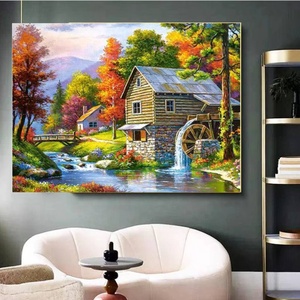 Kit de Peinture Diamant Personnalisée pour Adultes, Complet, en Acrylique, DIY 5D, Scènes et Paysages Exquis, Peinture Diamant Faite à la Main - Product Image 2