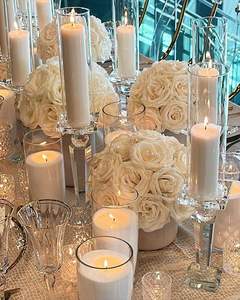 3 Pcs Crystal <strong>Glass</strong> <strong>Candle</strong> <strong>Holder</strong> Crystal Candelabra Tabletop Centerpieces Wedding Decoration Home Party Decor <strong>Candle</strong> <strong>Holder</strong> - Product Image 5