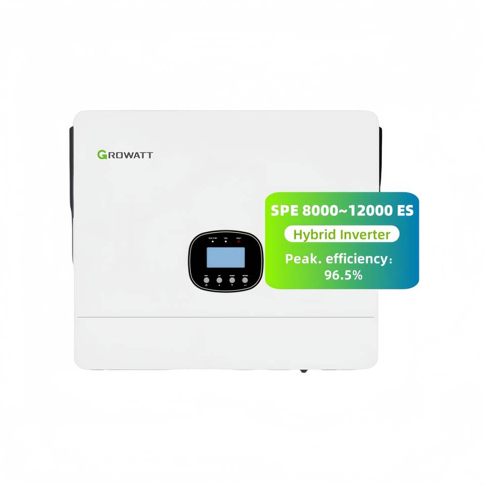 MPPT Hybrid 12KW Solar Inverter Growatt SPE12000ES 48V Single Phase ...