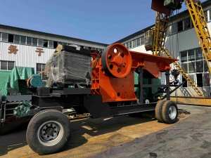 Broyeur de carrière, Broyeur mobile de mâchoire de gravier de calcaire de granit, Usine Prix Agrégat Rock Crushing Plant - Product Image 4
