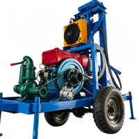 Machine de forage de puits peu profonds de haute qualité montée sur remorque