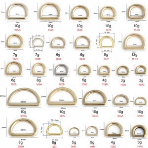 त्रिकोण फ्लैट मेटल हैवी ड्यूटी डी रिंग्स बकल वेल्डेड डी शेप लूप कनेक्टर स्क्रू स्ट्रैप के साथ - Product Image 3