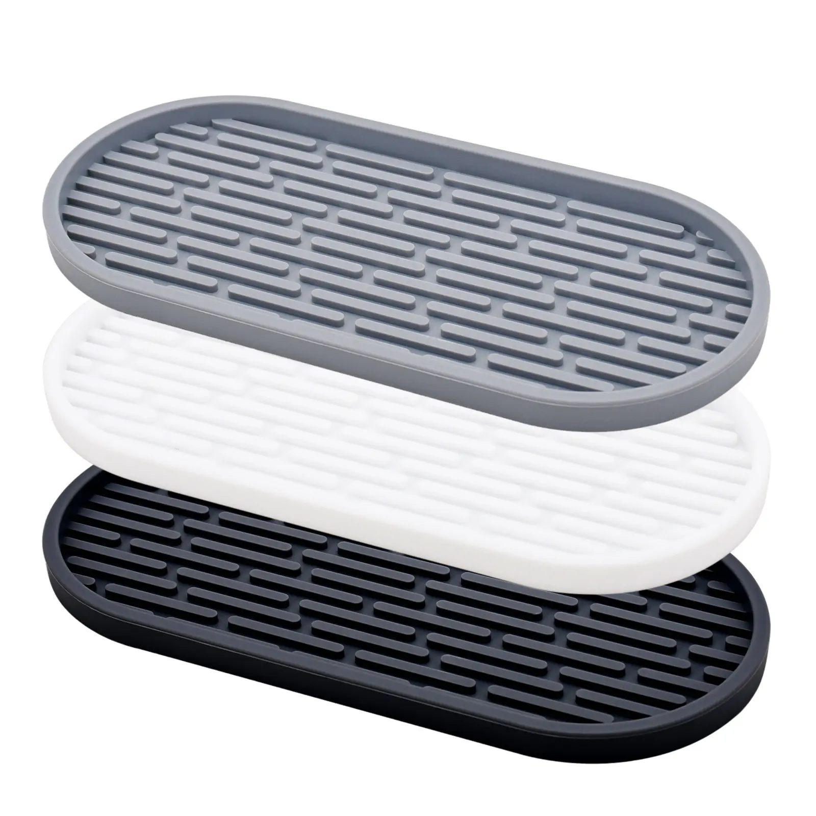 Fournitures de salle de bain Gadgets de salle de bain Porte-savon en silicone Boîte porte-savon de douche Plateau de rangement