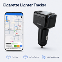 Chargeur de voiture 4G LTE P6 avec GPS Plug&Play, localisateur de véhicule avec suivi géo-clôture Beidou GPS pour tableau de bord, compatible Android et iOS