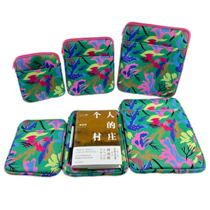 2024 tùy chỉnh Neoprene cuốn sách tay áo với dây kéo thăng hoa cuốn sách Pouch và <span class=keywords><strong>iPad</strong></span> tay áo nhà máy trực tiếp máy tính xách tay Túi & bao gồm - Product Image 5