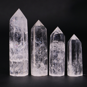 Torre de Cristal Curativa al por Mayor, Piedra de Cuarzo Natural Blanca Transparente para Regalos - Product Image 6