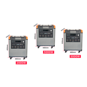Generador de Energía Solar Portátil LANX de 5000W y 7680WH, Estación de Energía de Respaldo para el Hogar y Camping, con Ruedas para Exteriores - Product Image 2